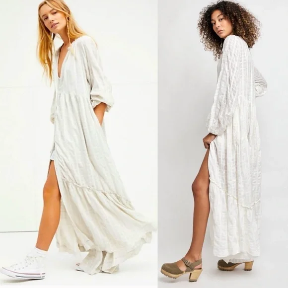 free people edie maxi dress Free People Edie Dress in Ivory